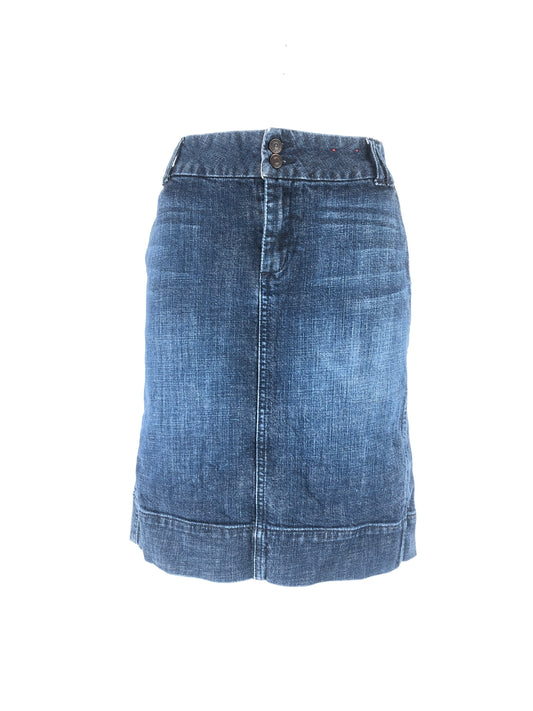 Falda Azul Jeans Gap Jeans