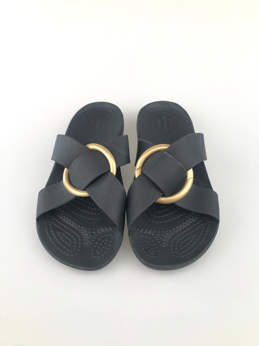 Sandalia Negro Crocs