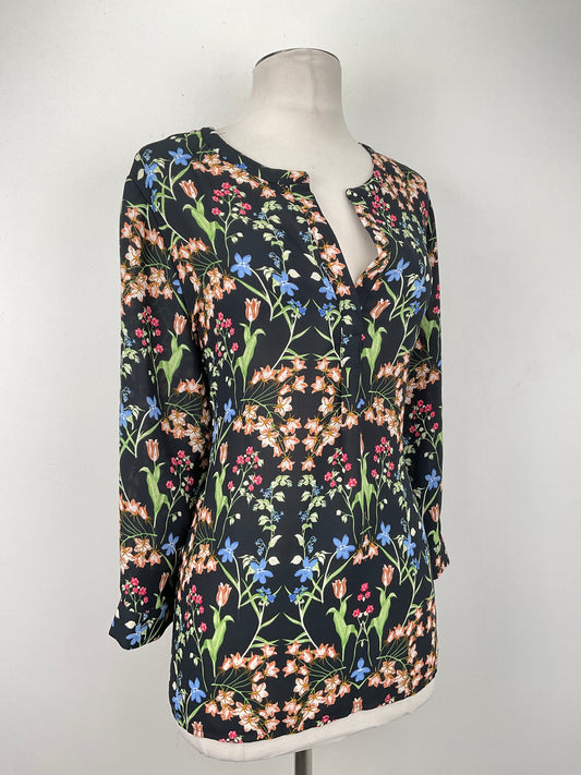 Blusa Negro Floral Dalia