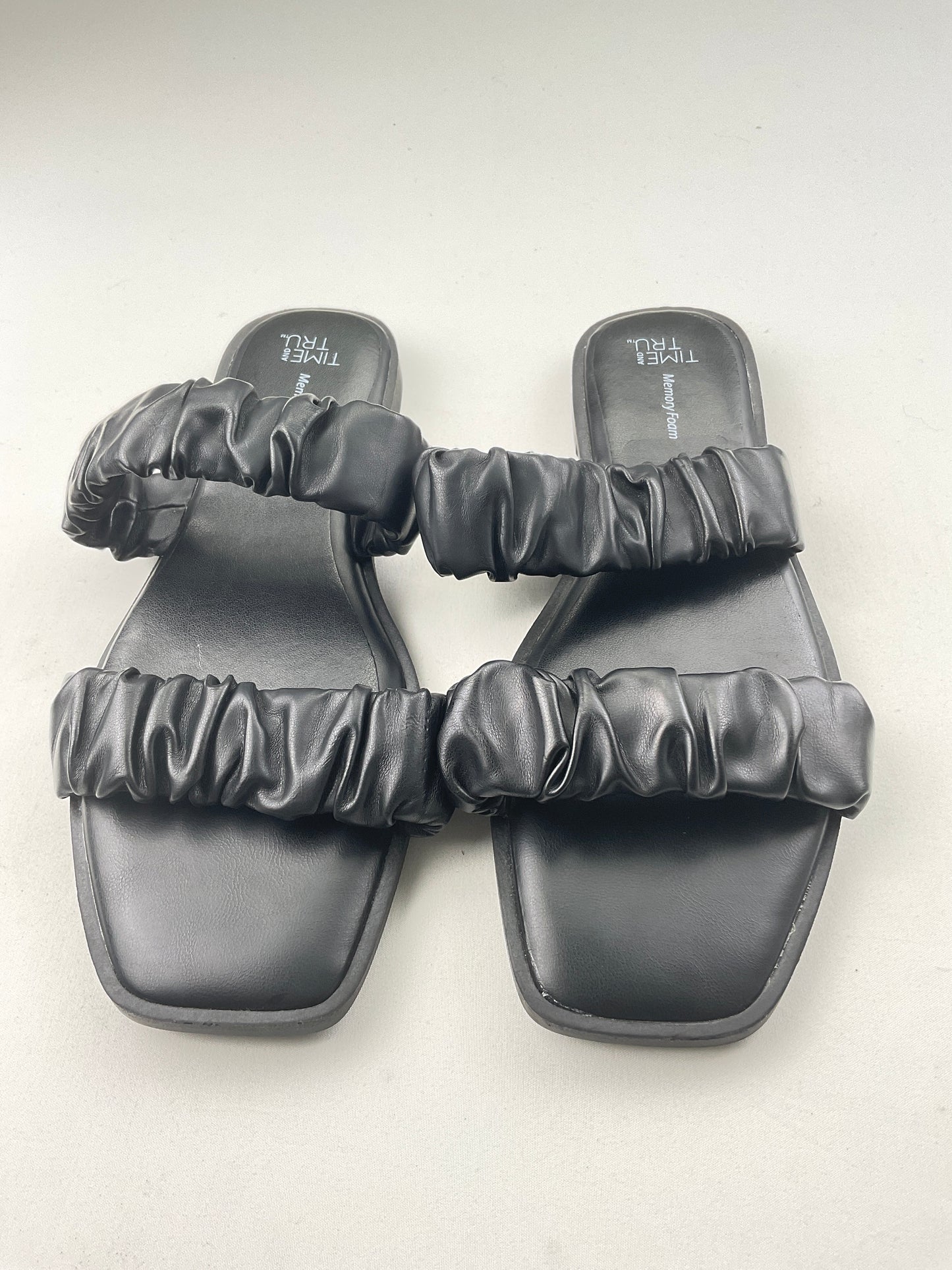 Sandalia negro Memory foam