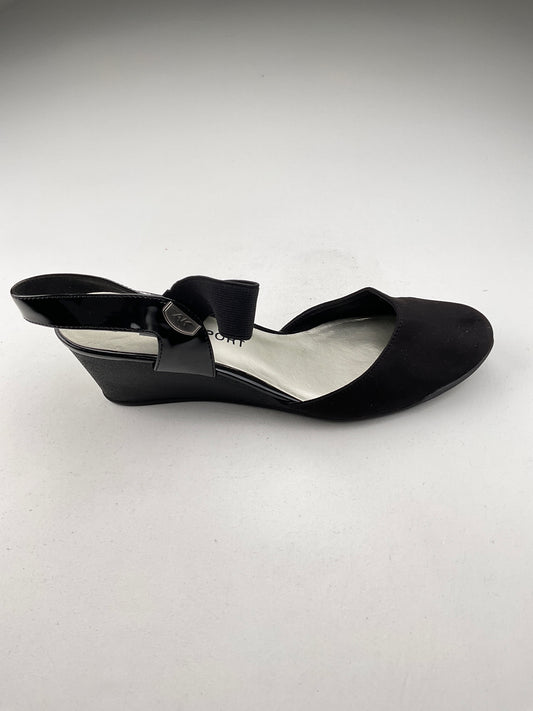 Zapatilla Negro Plataforma Anne Klein