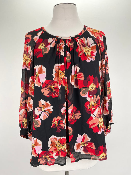 Blusa Negro Floral Madewell