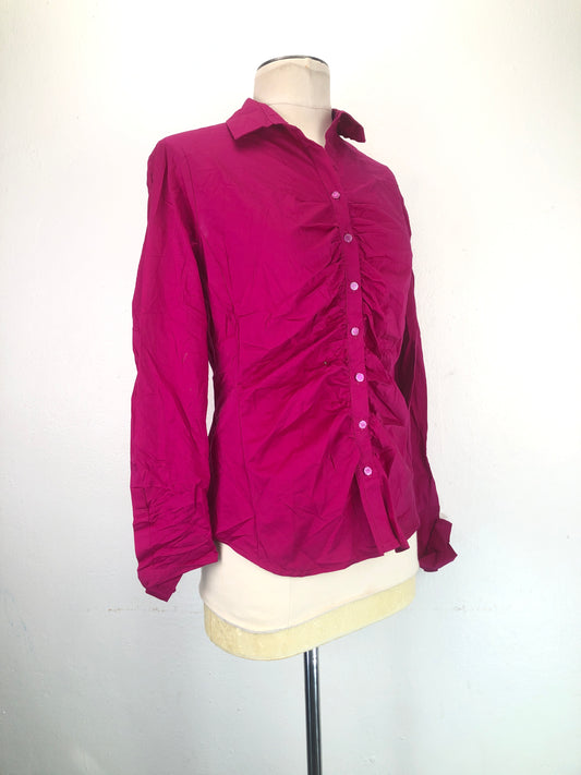 Camisa Rojo vino 7Avenue