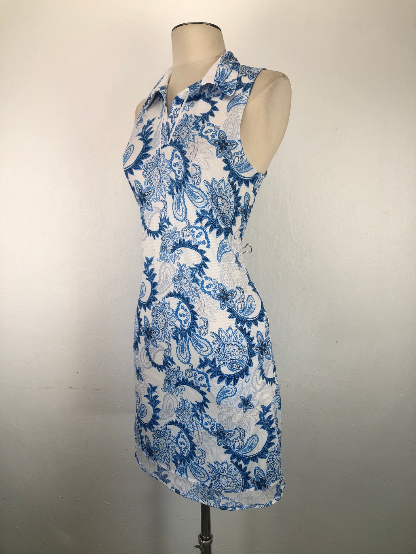 Vestido Blanco de Flores Gottex