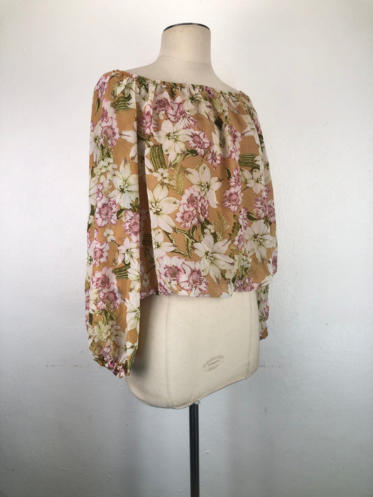 Blusa Crema de Flores New York Company