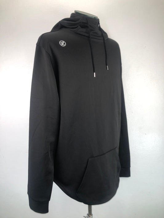 Abrigo Negro Con gorro Legends