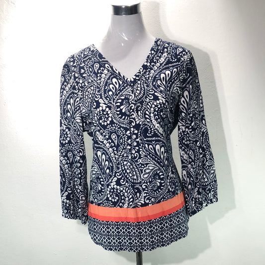 Blusa Azul Marino St John's Bay