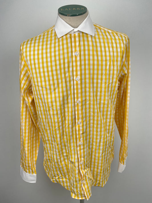 Camisa Amarillo de Cuadro Ferrecci
