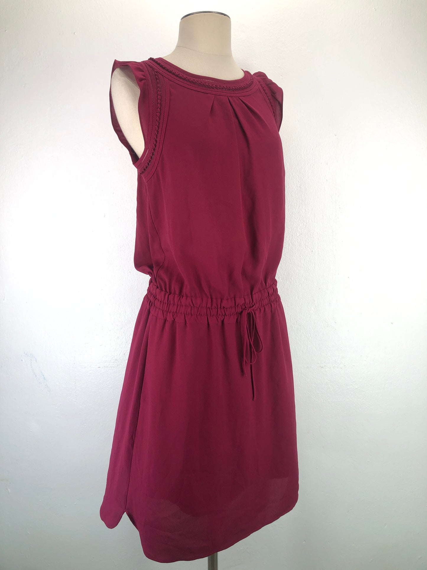 Vestido Rojo Vino Elogy
