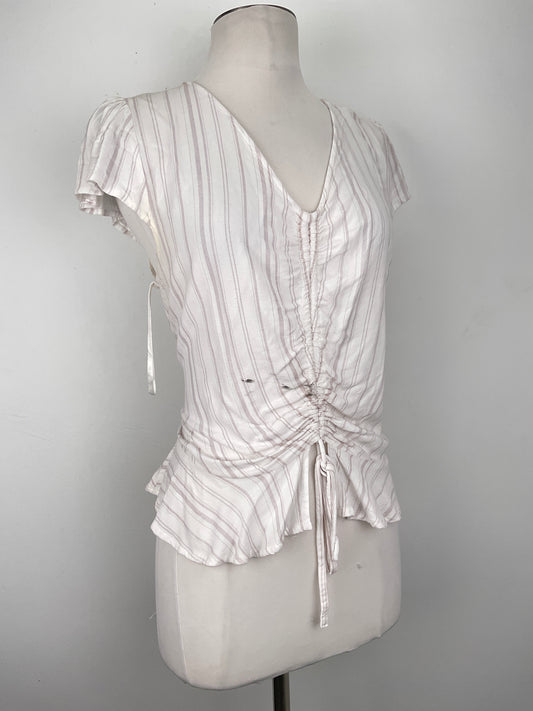 Blusa Blanco de Rayas Sim Sam