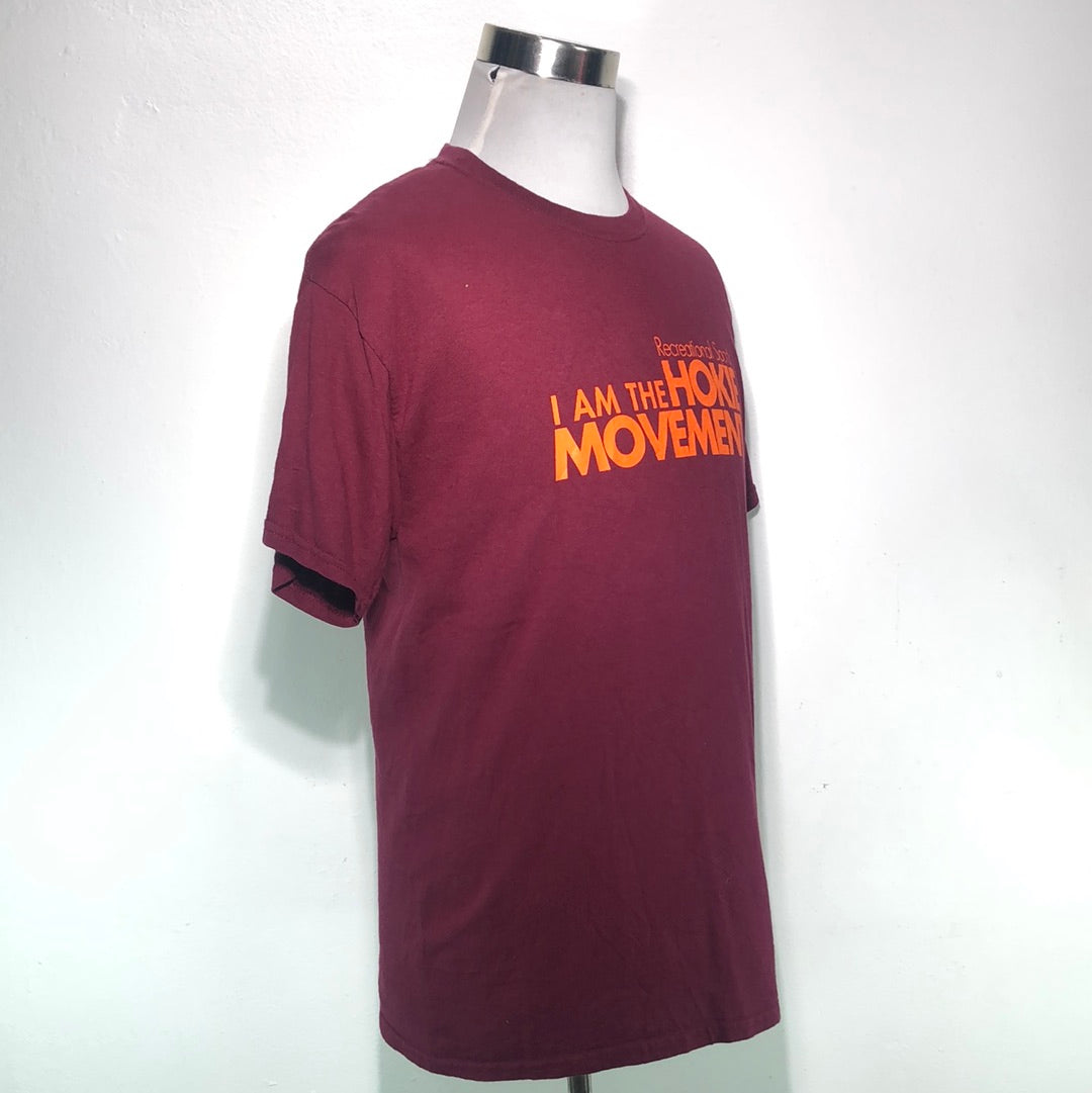 Camiseta Rojo Vino Gildan
