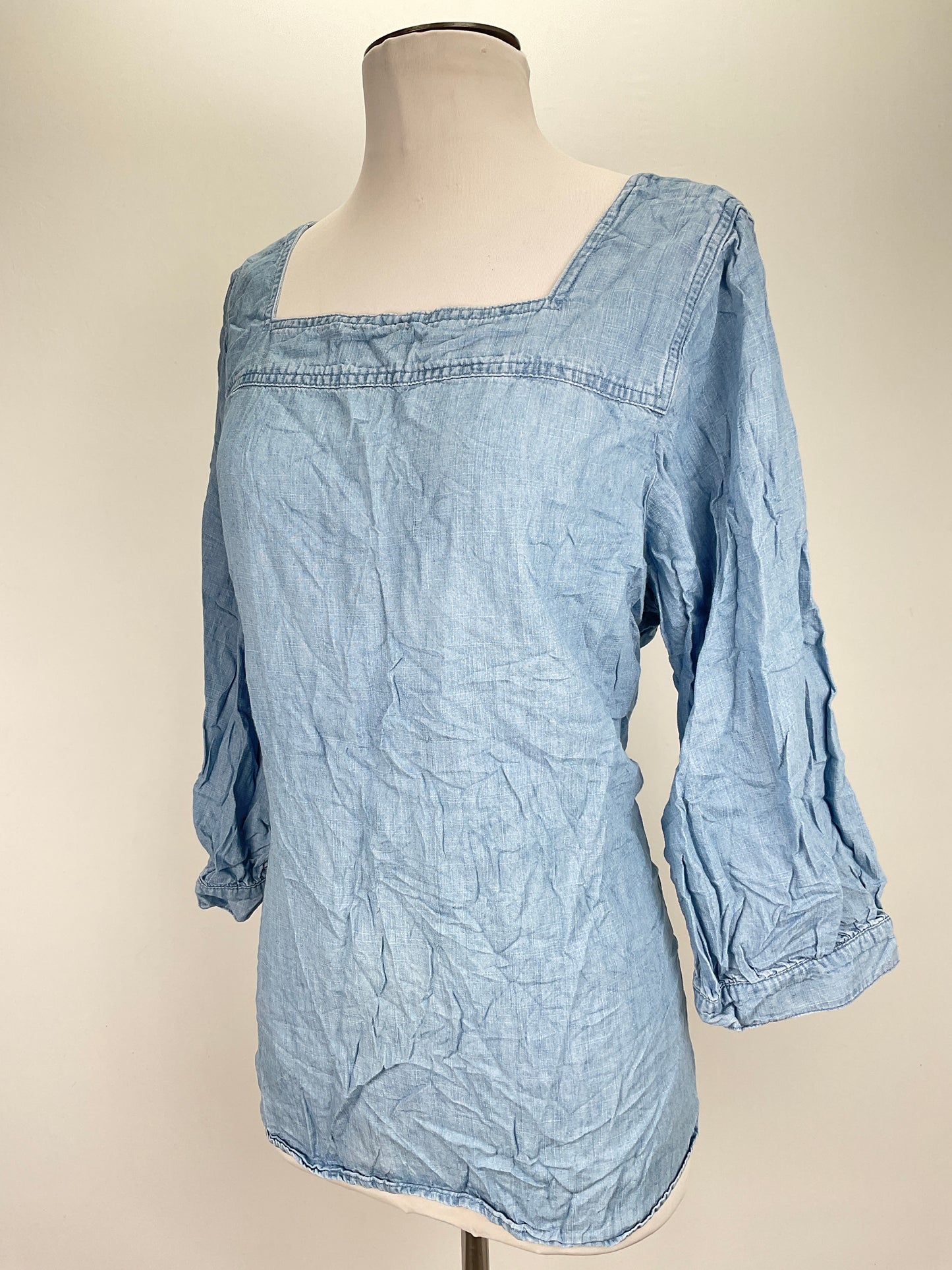Blusa Jeans Azul claro Time and Tru