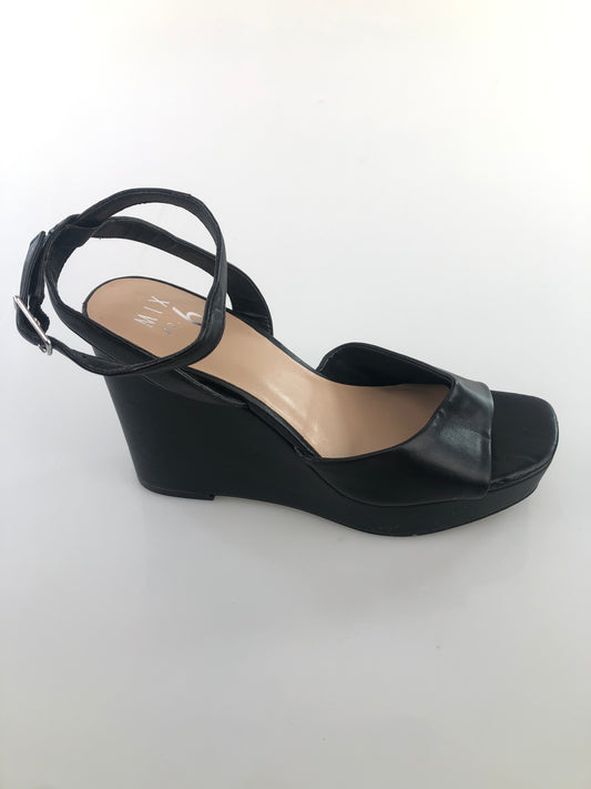 Zapatilla Negro de Plataforma Mix