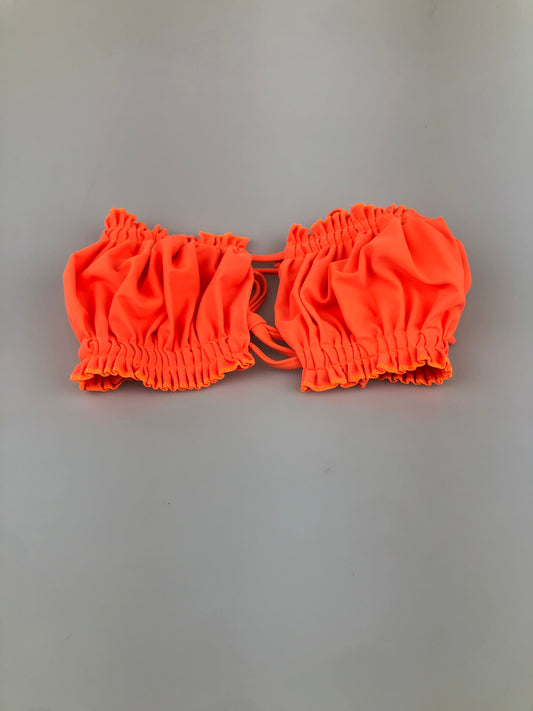 Blusita Traje de Baño Naranja Shein