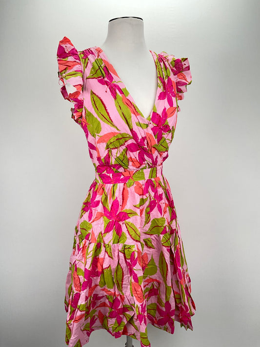 Vestido Rosado Floral Taylor