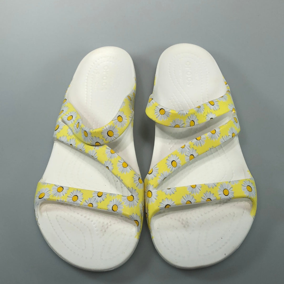 Sandalia Blanco de Flores Crocs