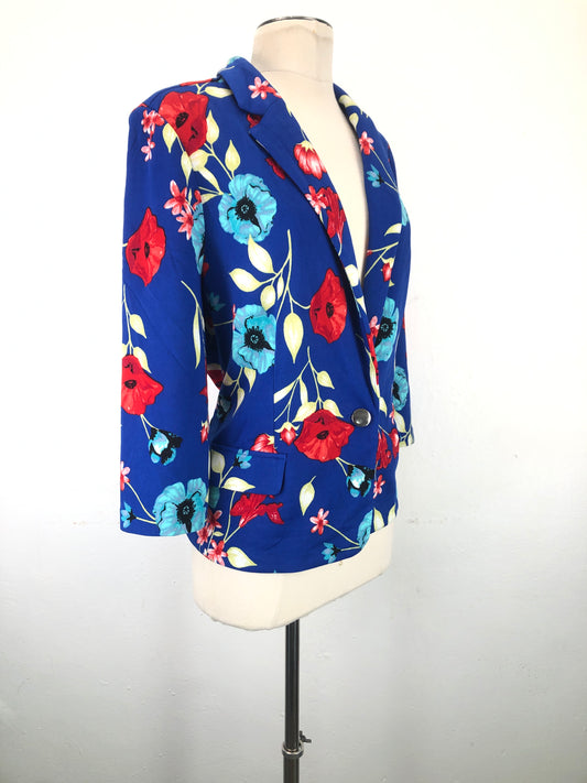 Chaqueta Azul Floral Nycc