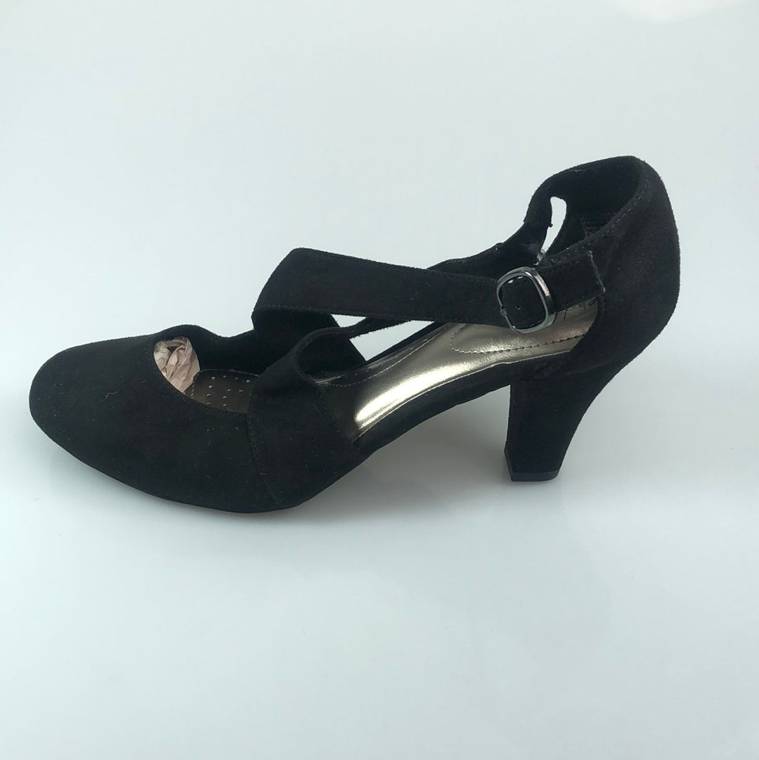 Zapatilla de Tacon Negro Dexflex Comfort