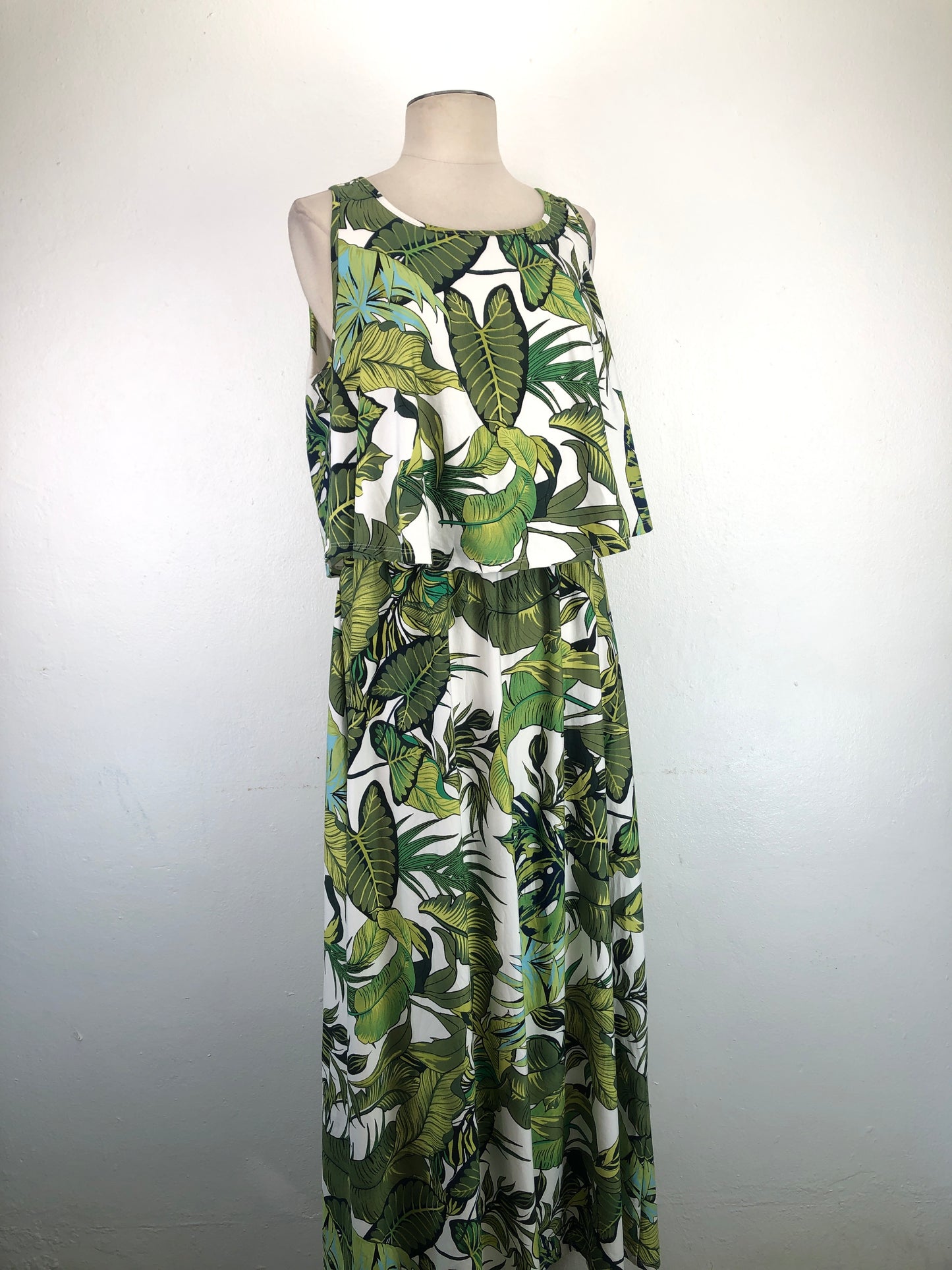 Vestido Blanco De flores Variangis