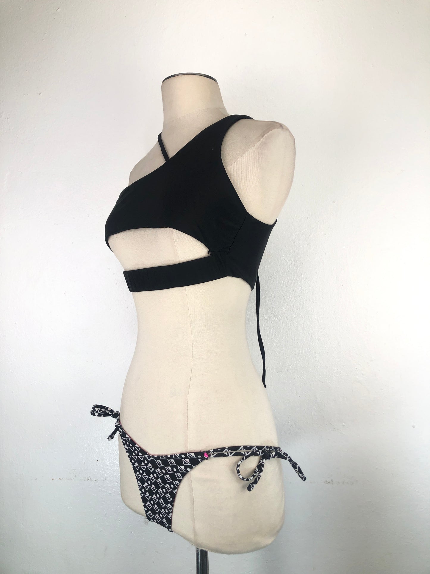 Trajer De baño Negro Shein