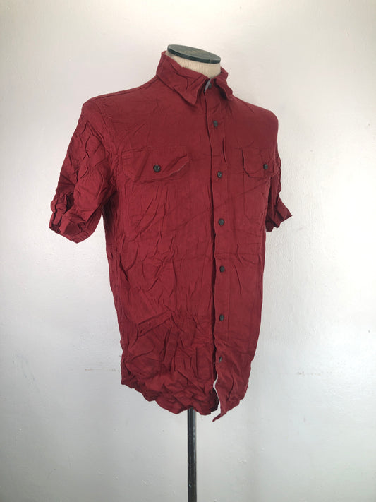 Camisa Rojo Vino Wrangle