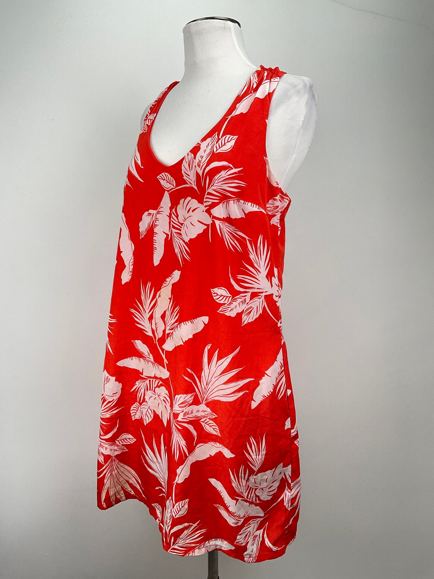 Vestido Naranja Floral Old Navy