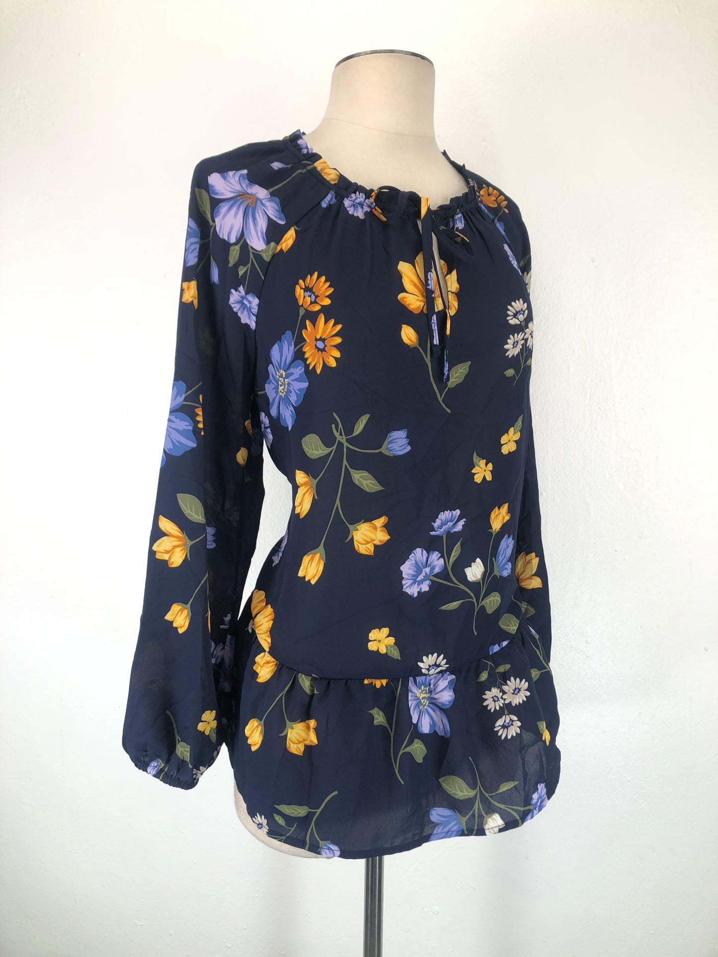 Blusa Azul oscuro de Floral Old Navy