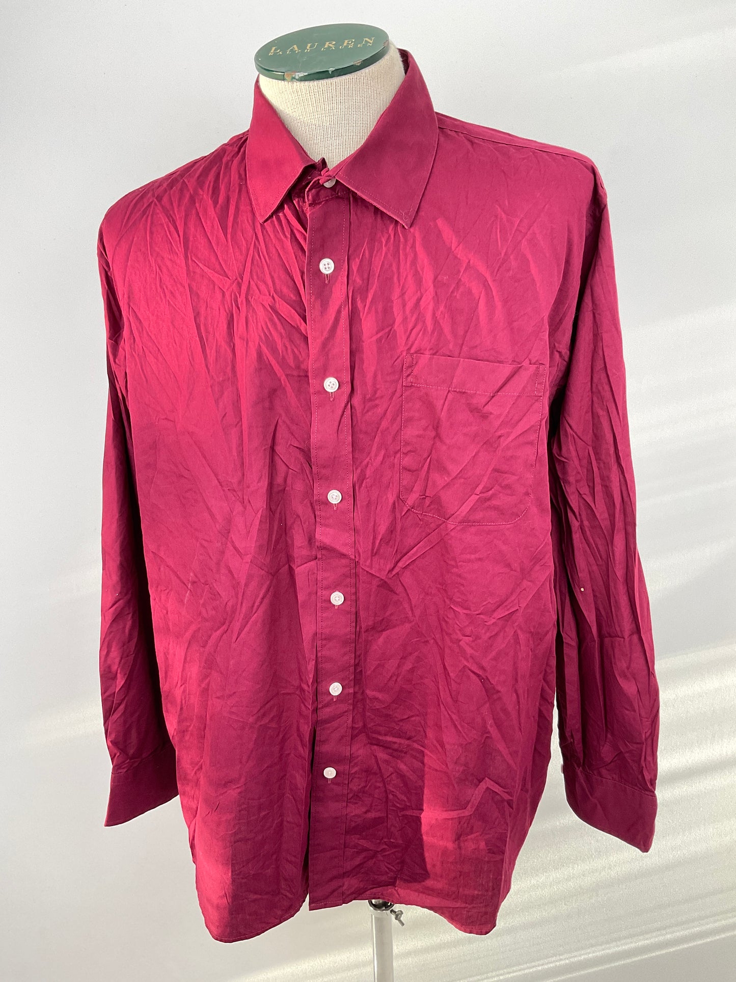 Camisa Rojo vino Bespoke