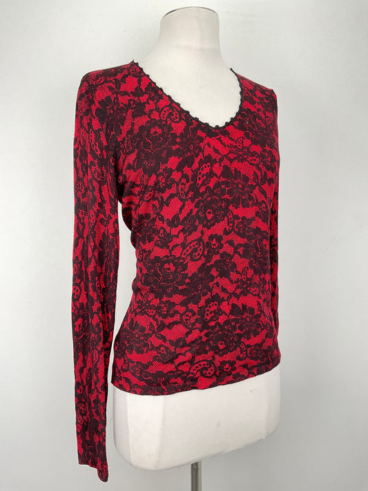 Blusa Rojo Floral Worthington