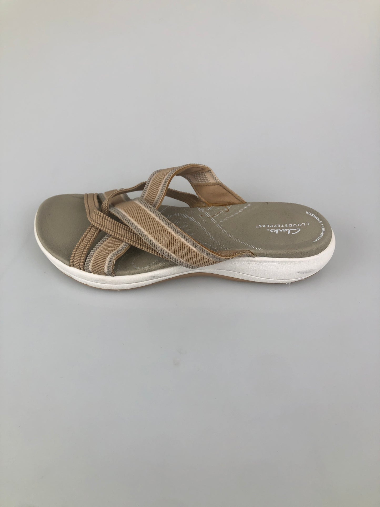 Sandalia Crema Clarks