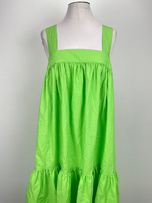 Vestido Verde limon Christopher John Rogers