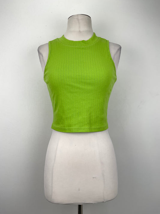 Blusa Verde Limon de Rayas Shun bo