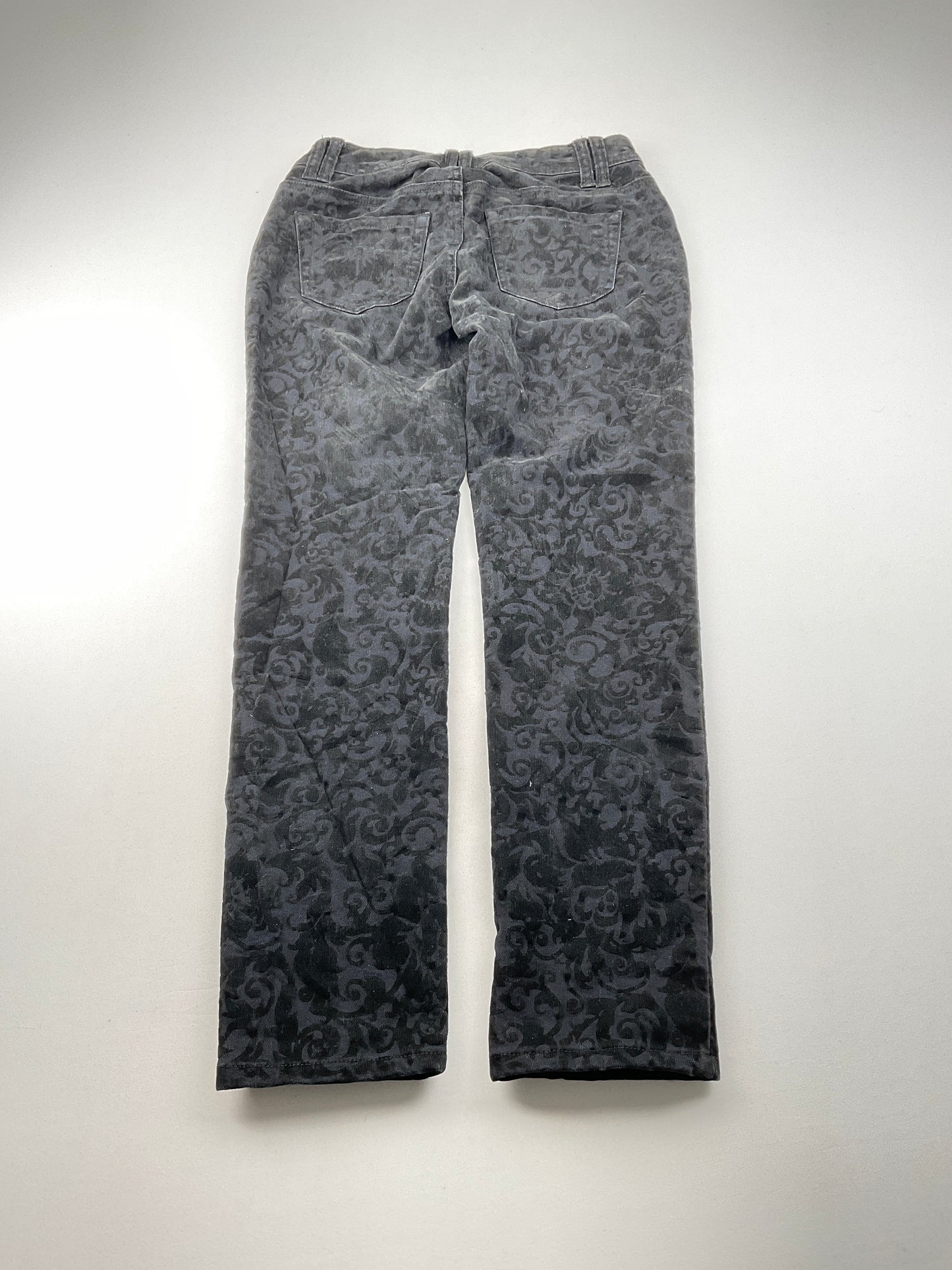 Pantalón Negro Floral Romeo Juliet