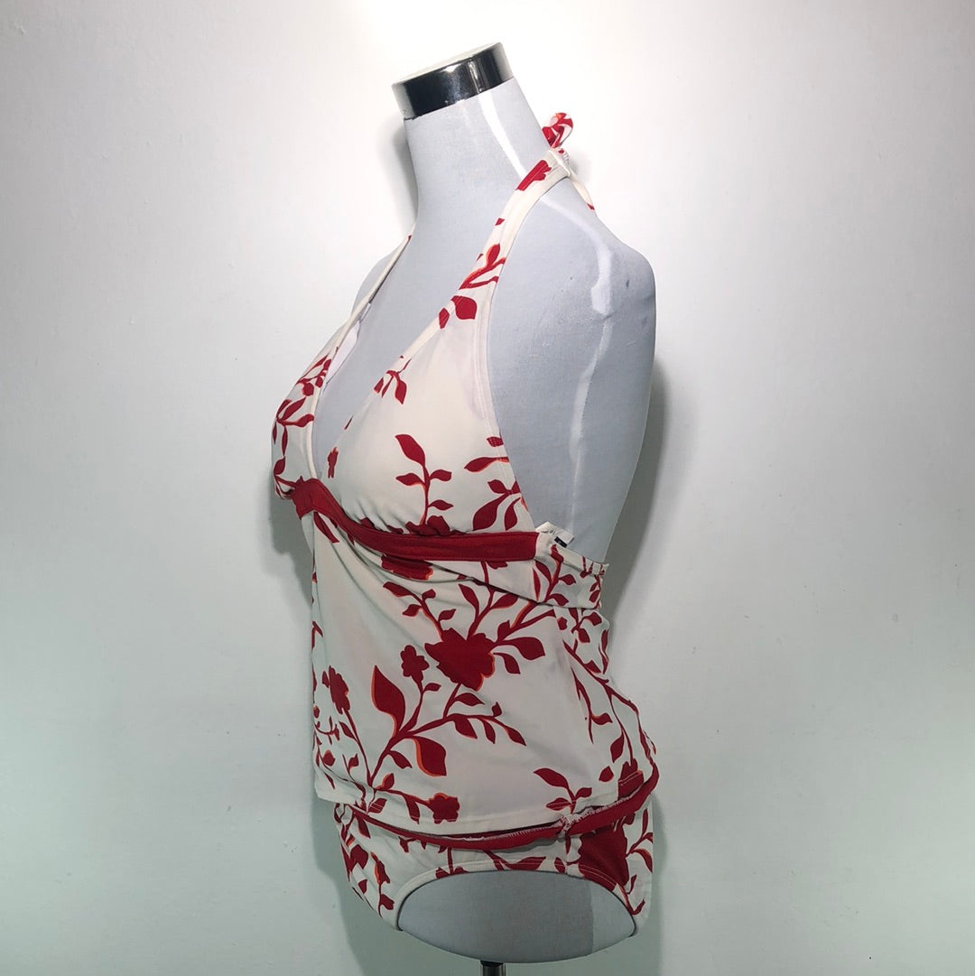 Traje de Baño Blanco de Flores Jantzen