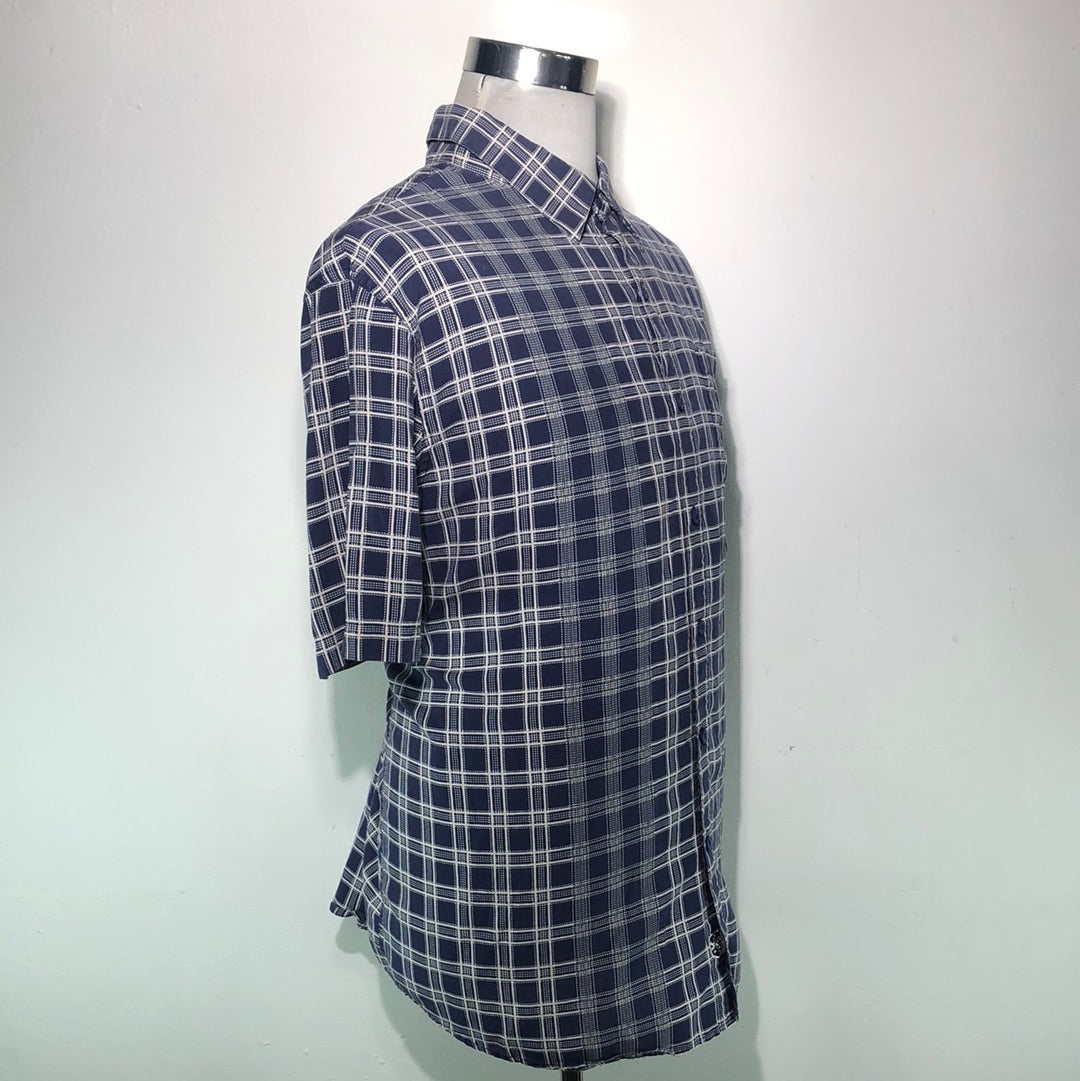 Camisa Azul de Cuadro Nat Nats