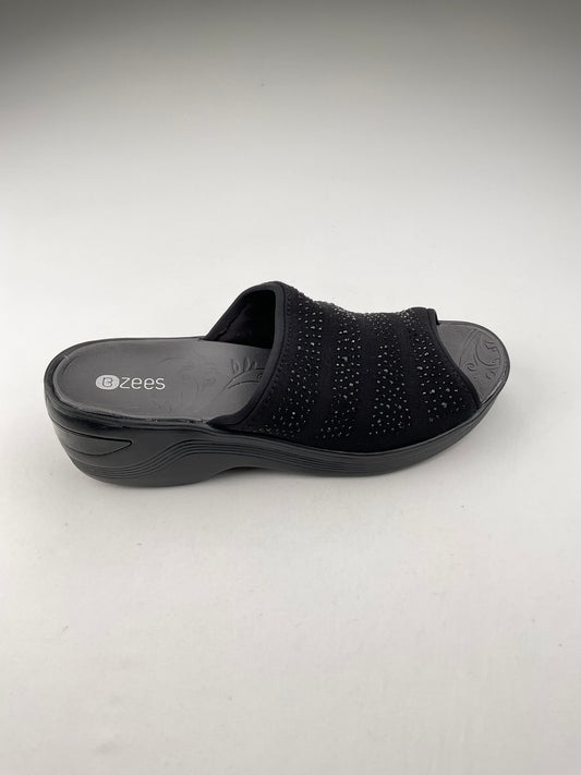 Zapatilla Negro Plataforma Zees