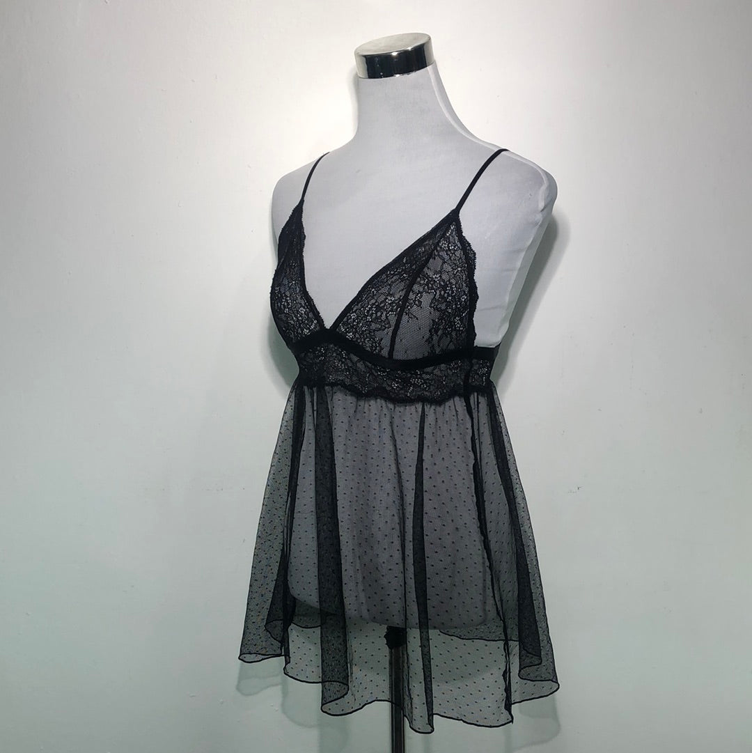 Blusita de Dormir Negro Victoria's Secret
