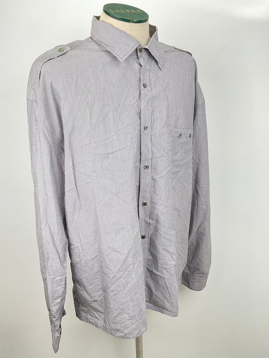 Camisa Gris de Rayas Martin Gordon