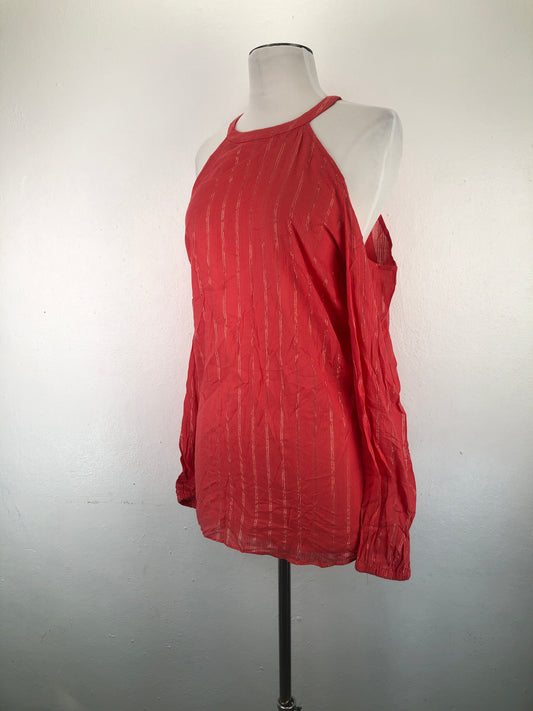 Blusa Naranja de Rayas Michael Kors