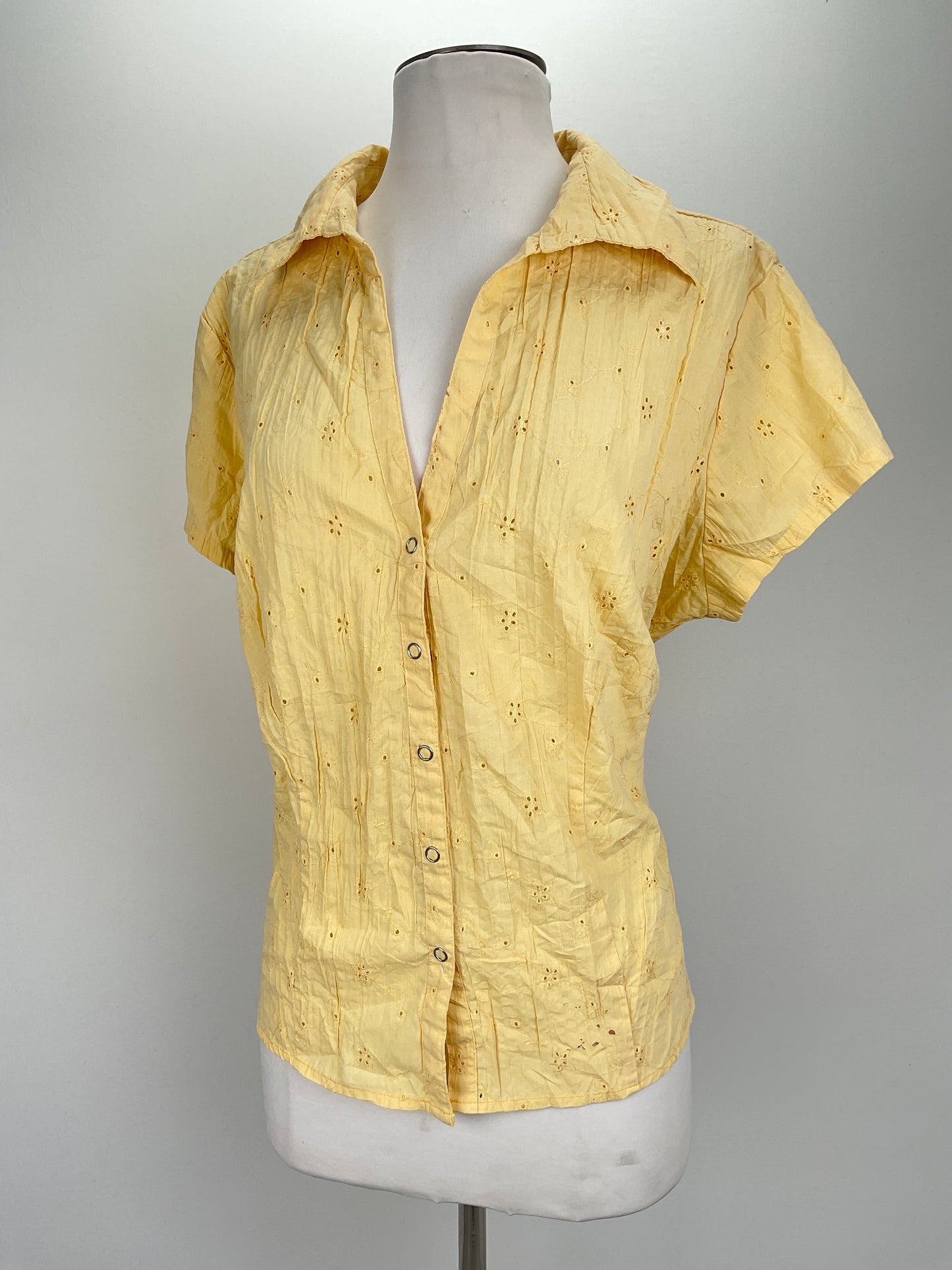 Camisa Amarillo Floral Variangis