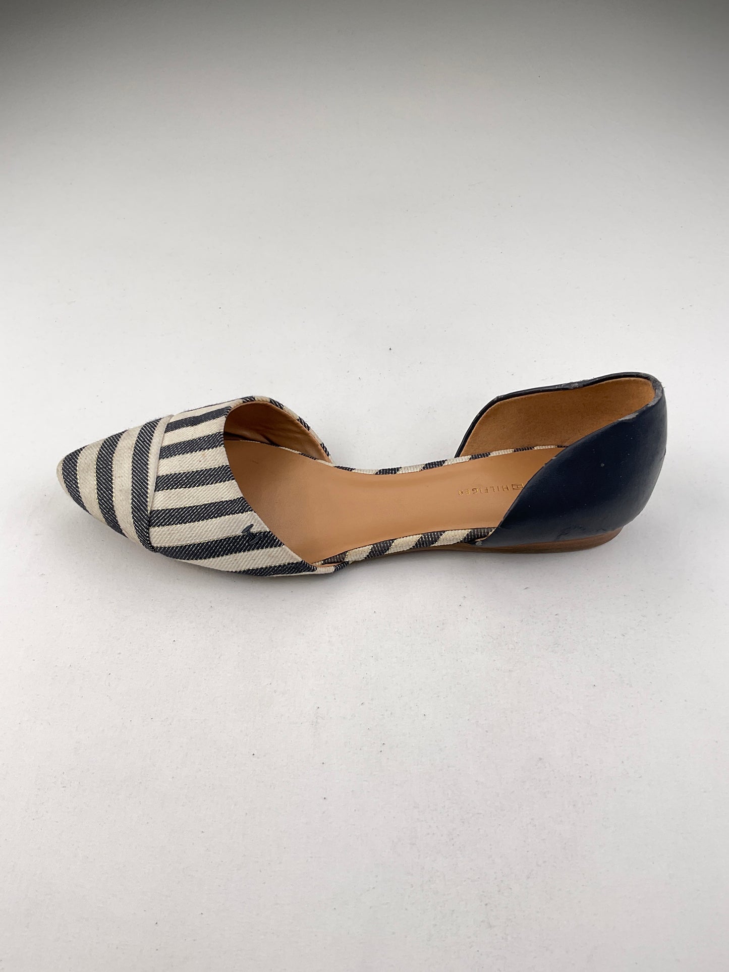 Zapatilla Crema de Rayas Tommy Hilfiger