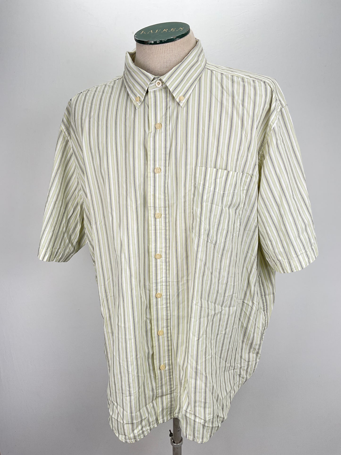 Camisa Verde de Rayas Purtan