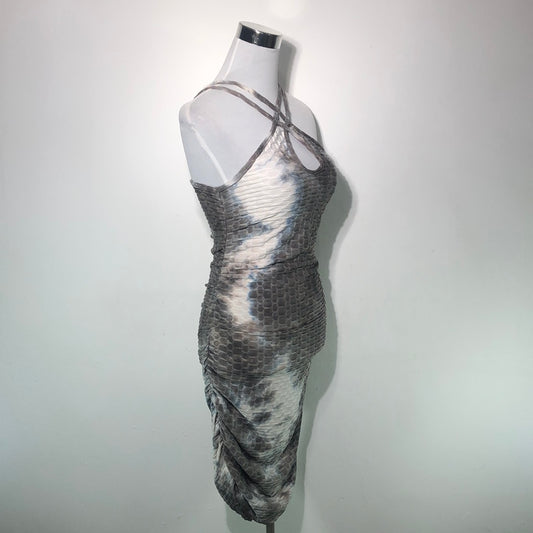 Vestido Gris Hot Kiss