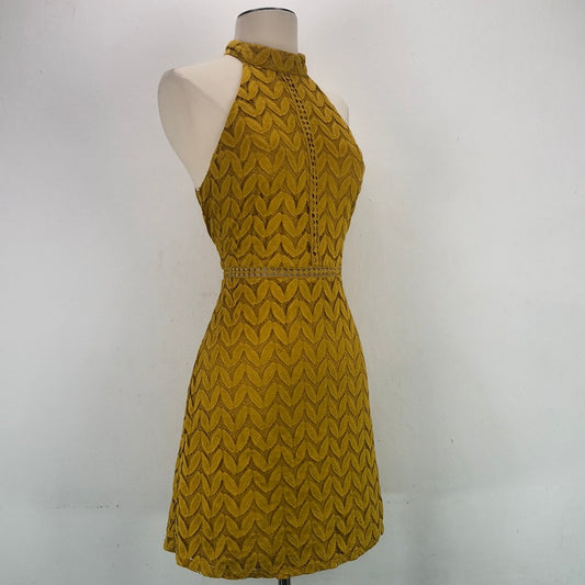 Vestido Amarillo de Encaje Blm Pepper