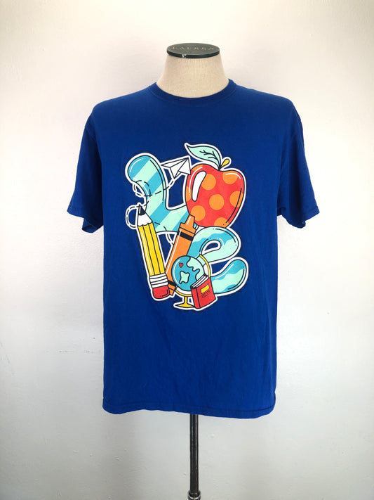 Camiseta Azul Fruit of the Loom