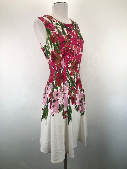 Vestido Rosado Floral Rozali