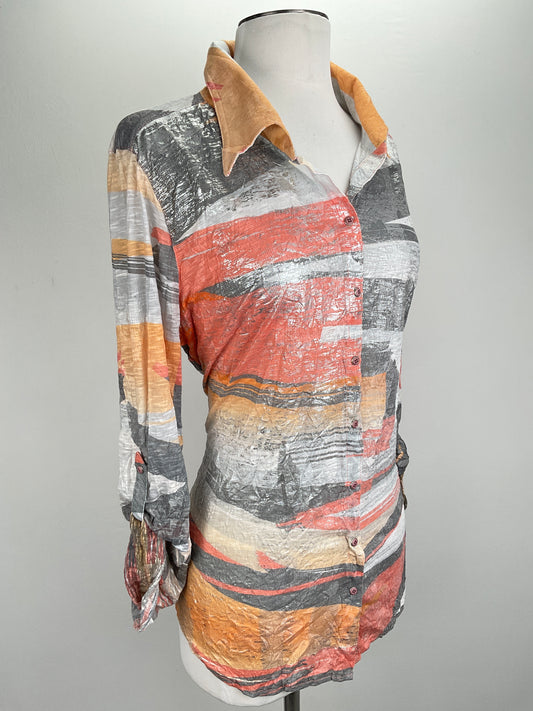 Camisa Multicolor David Cline