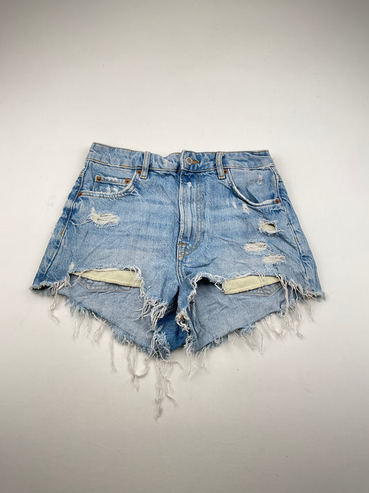 Short Jeans Azul claro Zara
