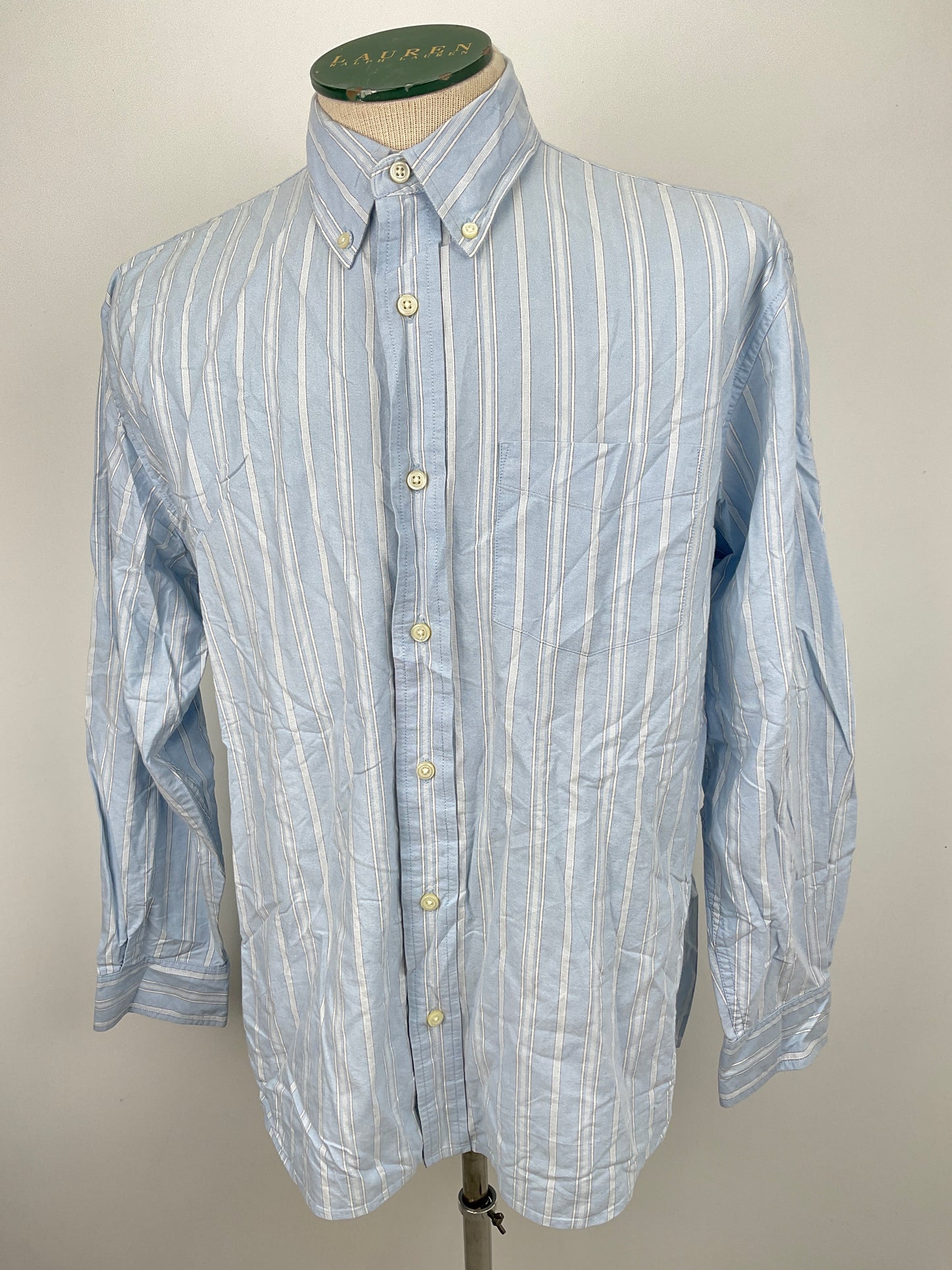 Camisa Azul claro de Rayas Old Navy