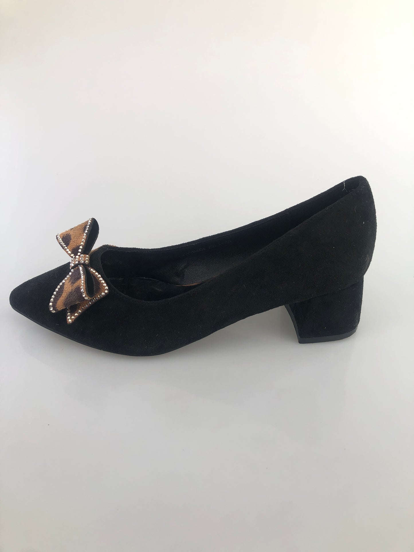 Zapatos Negro Con taco Dusto